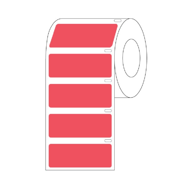 Direct Thermal Cryo 51x19mm for Lg Tubes/Racks/Boxes Red Roll Form